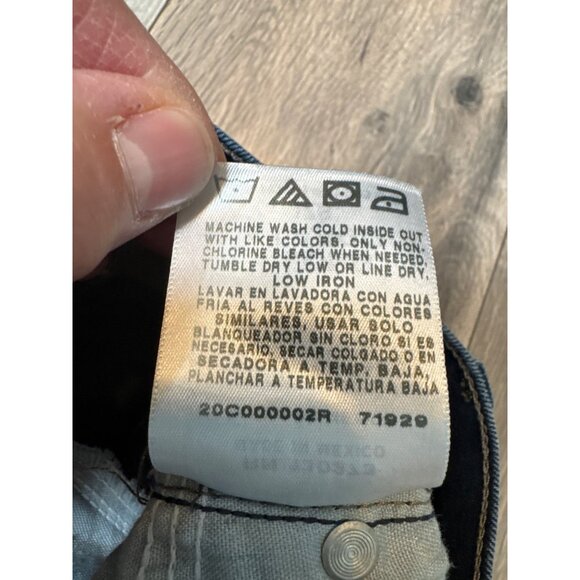 Lee Relaxed Fit Jeans 4 Long Womens Dark Wash Denim Straight Leg Stretchy Comfor - Picture 5 of 10